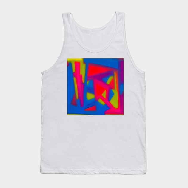 Smudgy Patchwork Tank Top by g-a-z-e